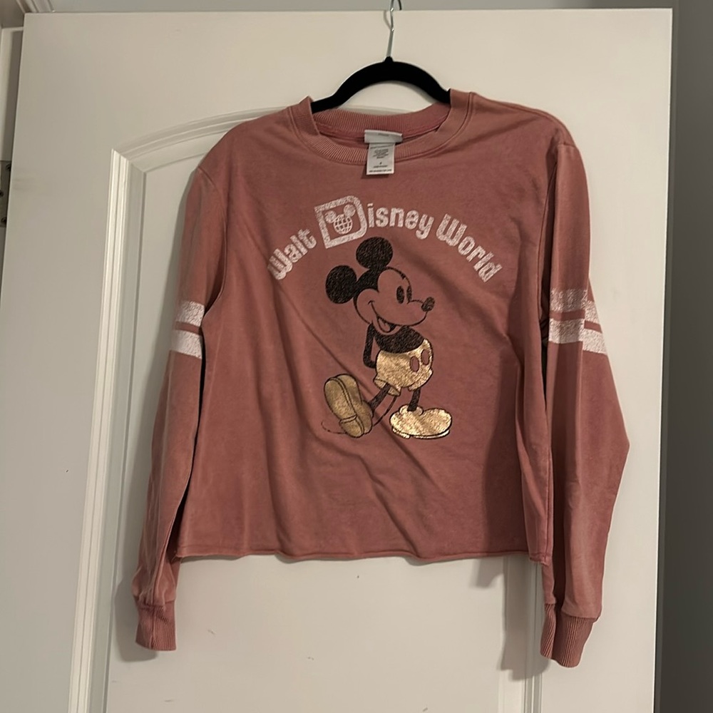 Cropped Walt Disney World Mickey Sweatshirt